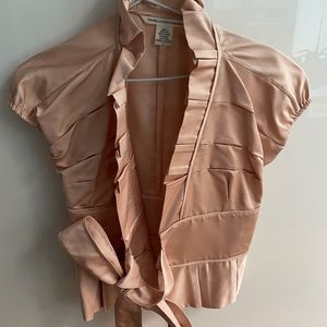 Diane von Furstenberg tie-front blazer